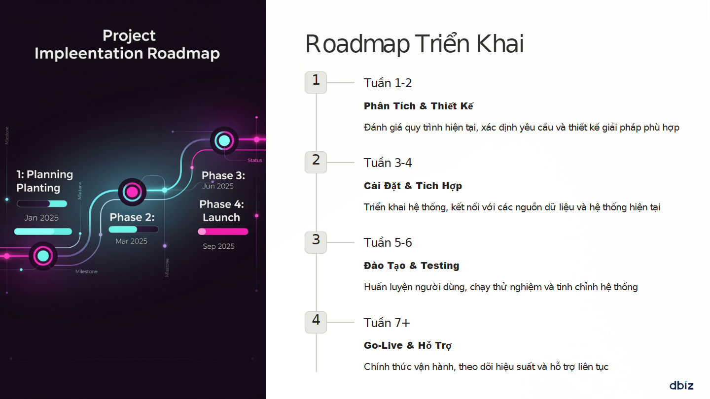 Implementation roadmap